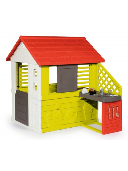 Игровой домик с летней кухней Смоби